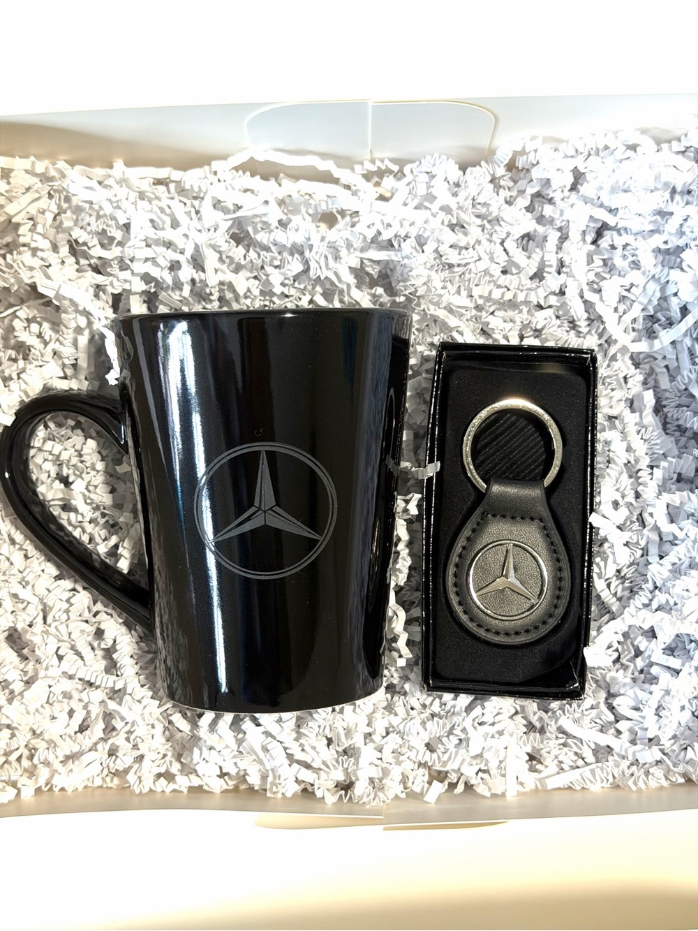 Mercedes Ceramic Mug & Key Fob Gift Set